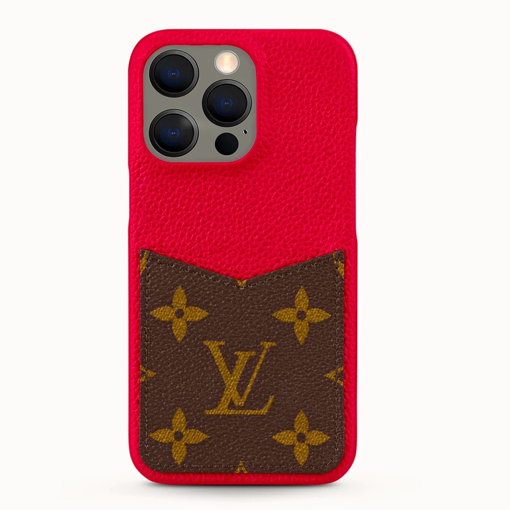 Authentic Louis Vuitton Bumper iPhone 11 Pro Max  Monogram /scarlet  M69098